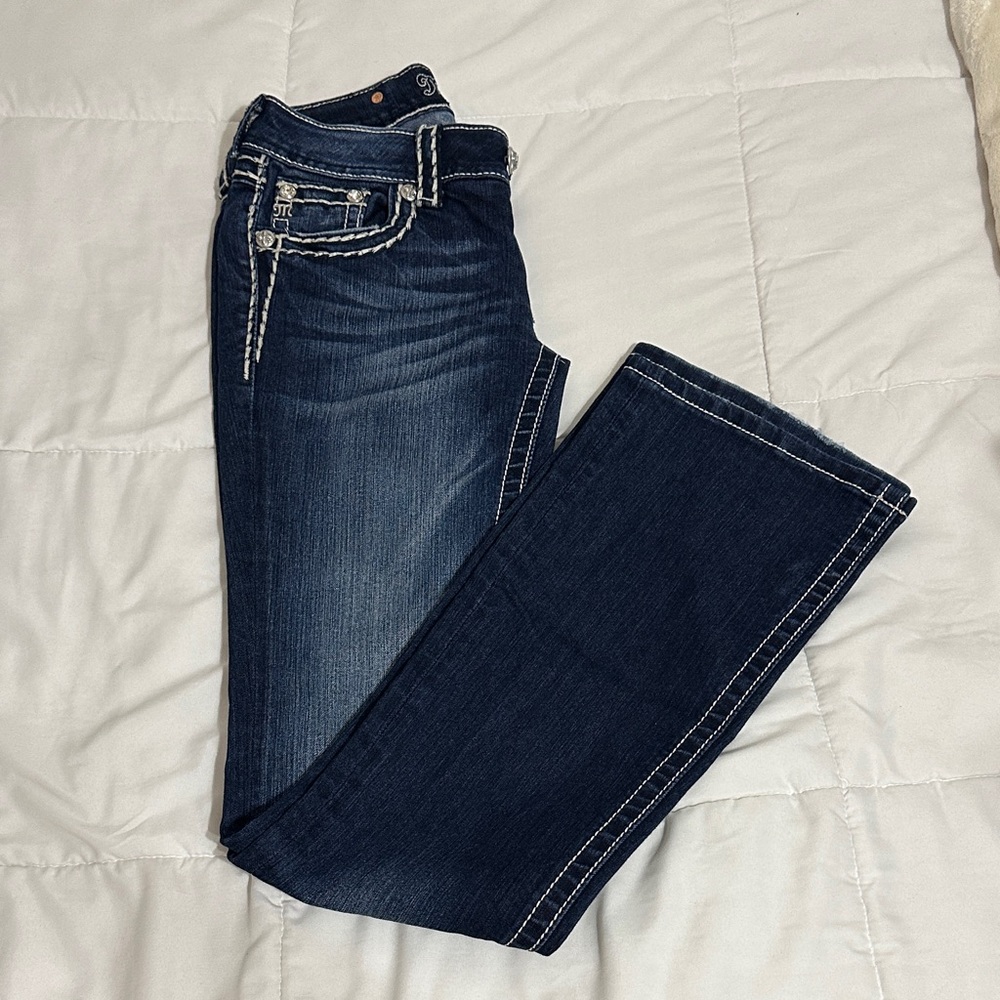 MISS ME Dark Blue Women's Jeans